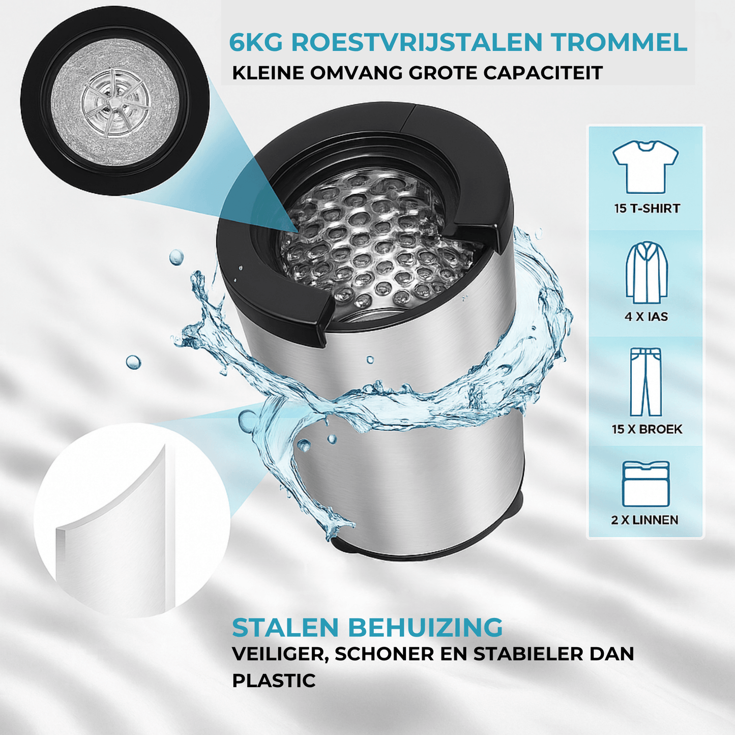 Lodgy Centrifuge Zilver