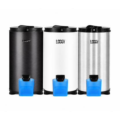 Lodgy wascentrifuge 6 kg verkrijgbaar in wit, zwart en RVS-look
