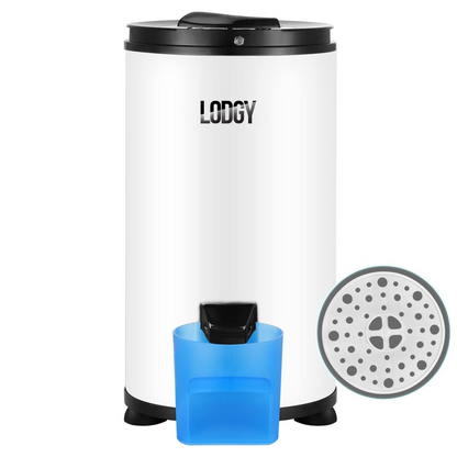 Lodgy witte wascentrifuge 6 kg vooraanzicht